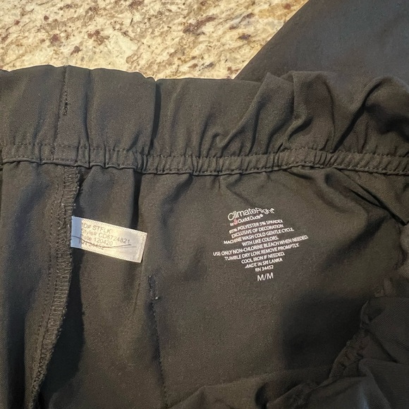 Cuddl Duds Black Jogger Scrub Pants - Picture 4 of 4